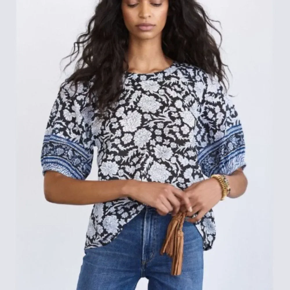 NWT Anthropologie Becca Puff-Sleeved Blouse | XS